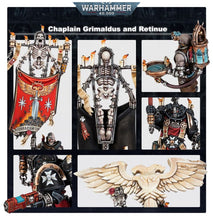 Load image into Gallery viewer, Warhammer 40k: Black Templars-Chaplain Grimaldus & Retinue