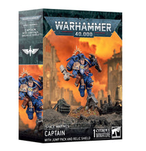Load image into Gallery viewer, Warhammer 40K: Space Marine Captain with Jump Pack and Relic Shield