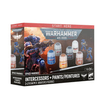 Load image into Gallery viewer, Warhammer 40k: Space Marines Intercessors + Paints