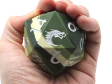 Load image into Gallery viewer, Old School Dice: Silicone 50mm d20