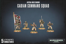 Load image into Gallery viewer, Warhammer 40K: Astra Militarum - Cadian Command Squad