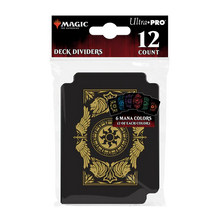 Load image into Gallery viewer, Mana 7 Card Deck Dividers Pack (12ct) for Magic: The Gathering