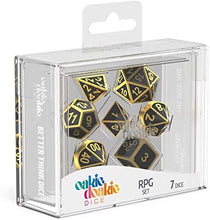 Load image into Gallery viewer, Oakie Doakie Dice: Metal - RPG Set