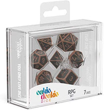 Load image into Gallery viewer, Oakie Doakie Dice: Metal - RPG Set