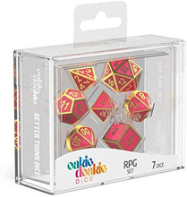 Load image into Gallery viewer, Oakie Doakie Dice: Metal - RPG Set