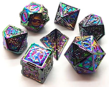 Load image into Gallery viewer, Old School Dice & Accessories: Hollow - 7 Die RPG Set