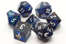 Load image into Gallery viewer, Old School Dice & Accessories: Sharp Edged - 7 Die RPG Set