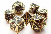 Load image into Gallery viewer, Old School Dice & Accessories: Hollow - 7 Die RPG Set