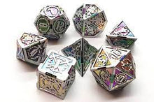 Load image into Gallery viewer, Old School Dice & Accessories: Hollow - 7 Die RPG Set