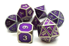 Load image into Gallery viewer, Old School Dice & Accessories: Elven Forged - 7 Die RPG