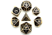 Load image into Gallery viewer, Old School Dice & Accessories: Elven Forged - 7 Die RPG