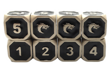 Load image into Gallery viewer, Old School Dice & Accessories: Metal D6 Dice Set w/Tin
