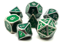 Load image into Gallery viewer, Old School Dice & Accessories: Elven Forged - 7 Die RPG