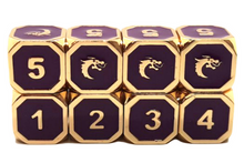 Load image into Gallery viewer, Old School Dice & Accessories: Metal D6 Dice Set w/Tin