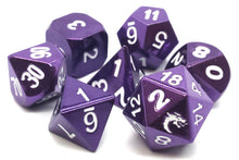 Load image into Gallery viewer, Old School Dice & Accessories: Halfling Forged - 7 Die RPG Set