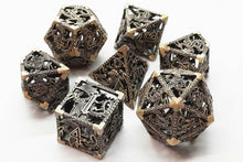 Load image into Gallery viewer, Old School Dice & Accessories: Hollow - 7 Die RPG Set