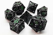 Load image into Gallery viewer, Old School Dice & Accessories: Hollow - 7 Die RPG Set