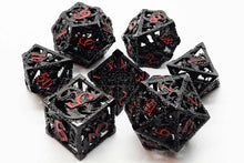 Load image into Gallery viewer, Old School Dice & Accessories: Hollow - 7 Die RPG Set
