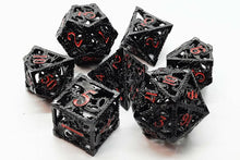 Load image into Gallery viewer, Old School Dice & Accessories: Hollow - 7 Die RPG Set