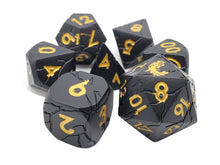Load image into Gallery viewer, Old School Dice & Accessories: Orc Forged 7-die RPG set