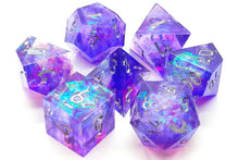 Load image into Gallery viewer, Old School Dice & Accessories: Sharp Edged - 7 Die RPG Set