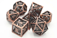 Load image into Gallery viewer, Old School Dice & Accessories: Hollow - 7 Die RPG Set