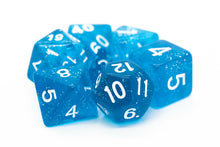 Load image into Gallery viewer, Old School 7 Piece DnD RPG Dice Set: Sparkle