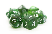 Load image into Gallery viewer, Old School 7 Piece DnD RPG Dice Set: Sparkle
