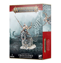 Load image into Gallery viewer, Warhammer Age of Sigmar: Ogor Mawtribes - Frostlord on Stonehorn
