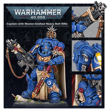 Load image into Gallery viewer, Warhammer 40k: Space Marine Captain with Master-crafted Heavy Bolt Rifle
