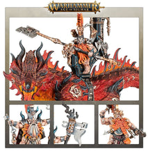 Load image into Gallery viewer, Warhammer Age of Sigmar: Fyreslayers - Auric Runefather on Magmadroth
