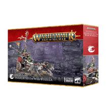 Load image into Gallery viewer, Warhammer Age of Sigmar: Gloomspite Gitz - Snarlboss on War-Wheela
