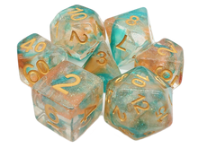 Old School Dice & Accessories: Luminous - 7-Die RPG Set