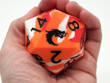 Load image into Gallery viewer, Old School Dice: Silicone 50mm d20
