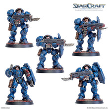 Load image into Gallery viewer, StarCraft Tabletop Miniatures Game: Terran- Marine Expansion Set
