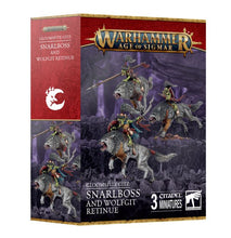 Load image into Gallery viewer, Warhammer Age of Sigmar: Gloomspite Gitz - Snarlboss &amp; Wolfgit Retinue
