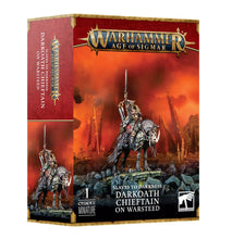 Load image into Gallery viewer, Warhammer Age of Sigmar: Slaves to Darkness - Darkoath Chieftain on Warsteed
