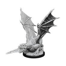 Load image into Gallery viewer, D&amp;D Nolzur's Marvelous Unpainted Miniatures: White Dragon Wyrmling
