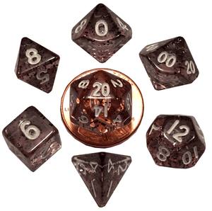 Metallic Dice Games: Mini Dice - 7 piece rpg set