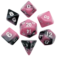 Load image into Gallery viewer, Metallic Dice Games: Mini Dice - 7 piece rpg set
