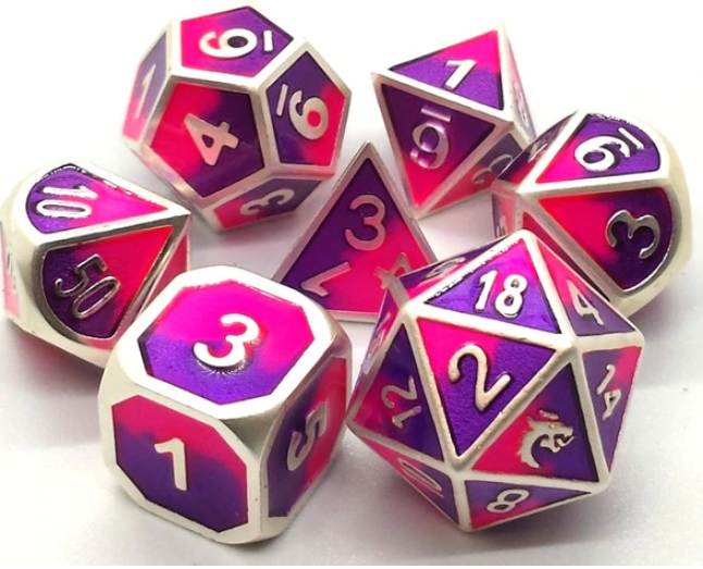Old School Dice & Accessories: Dragon Forged - 7 Die RPG Set