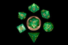 Load image into Gallery viewer, Metallic Dice Games: Mini Dice - 7 piece rpg set
