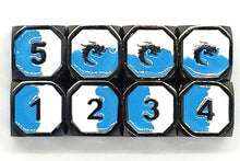 Load image into Gallery viewer, Old School Dice &amp; Accessories: Metal D6 Dice Set w/Tin
