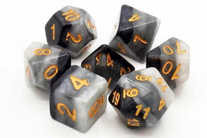 Old School Dice & Accessories: Gradients - 7-Die RPG Set