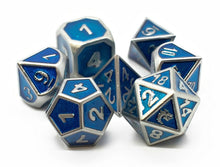 Load image into Gallery viewer, Old School Dice &amp; Accessories: Elven Forged - 7 Die RPG
