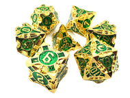 Old School dice & Accessories: Gnome Forged 7-die RPG set