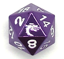 Load image into Gallery viewer, Old School Dice &amp; Accessories: Forged Metal D20
