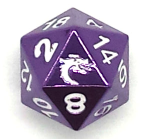 Old School Dice & Accessories: Forged Metal D20