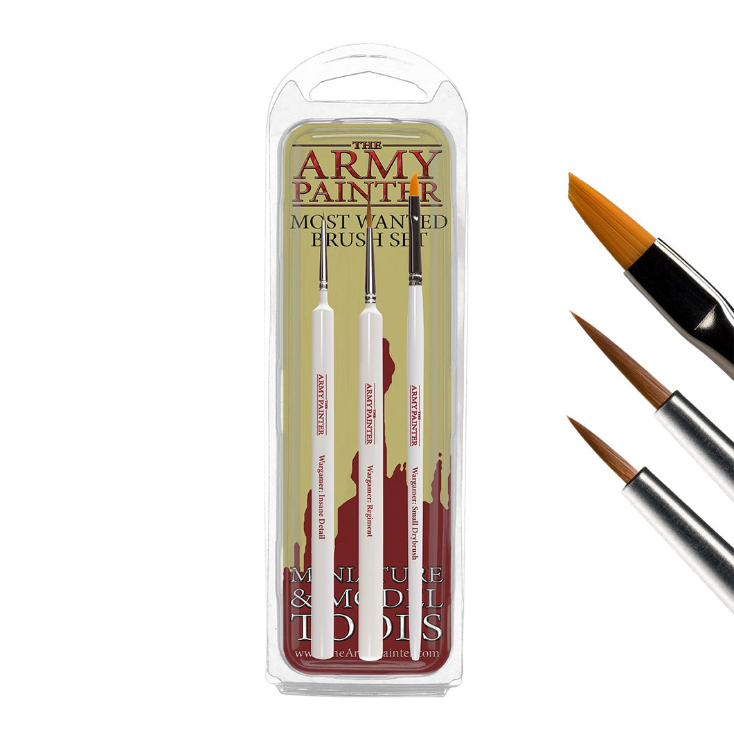 The Army Painter: Wargamer Most Wanted Brush Set