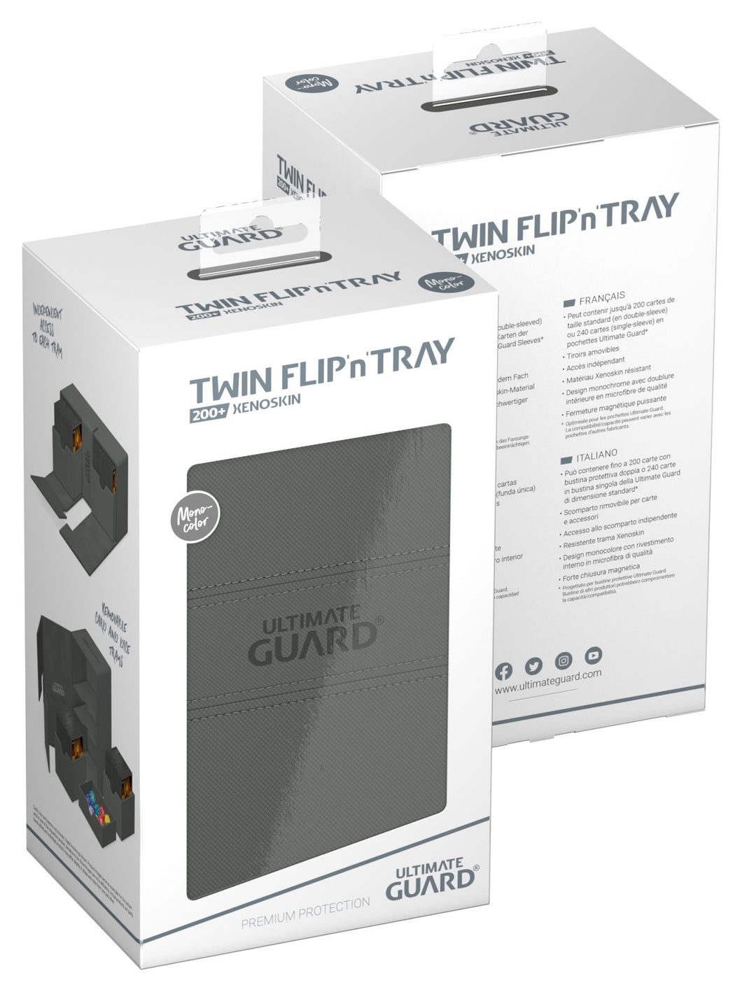Ultimate Guard: Twin Flip'N'Tray Monocolor 200+